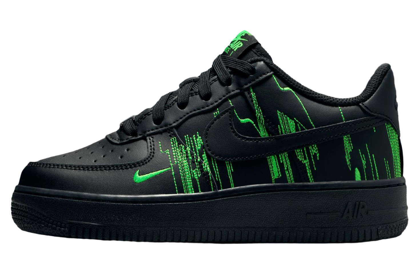 Nike Air Force 1 Low Black / Green Strike