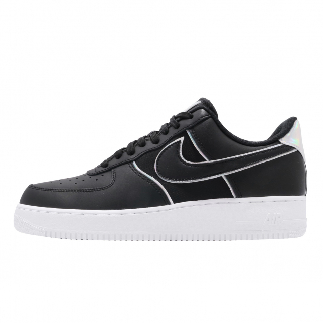 air force 1 low black iridescent outline