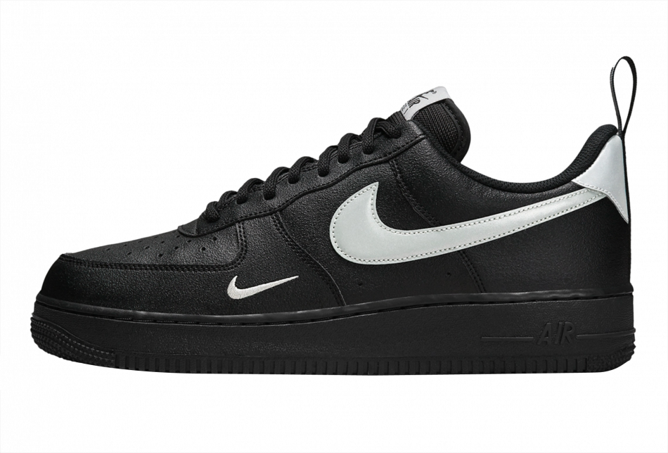 Air Force 1 Utility 2022 Black Silver On Foot Sneaker Review QuickSchopes  367 Schopes DX9867 001 UT 