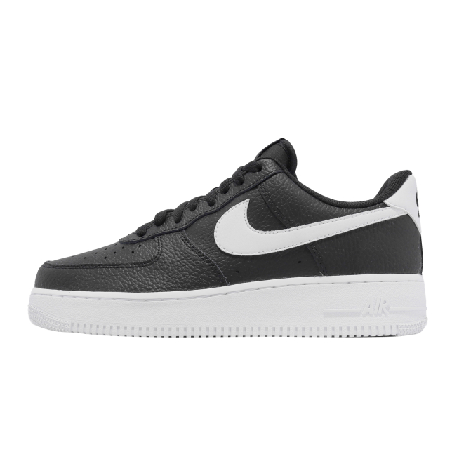 Nike Air Force 1 Low Black White Pebbled Leather CT2302002 ...