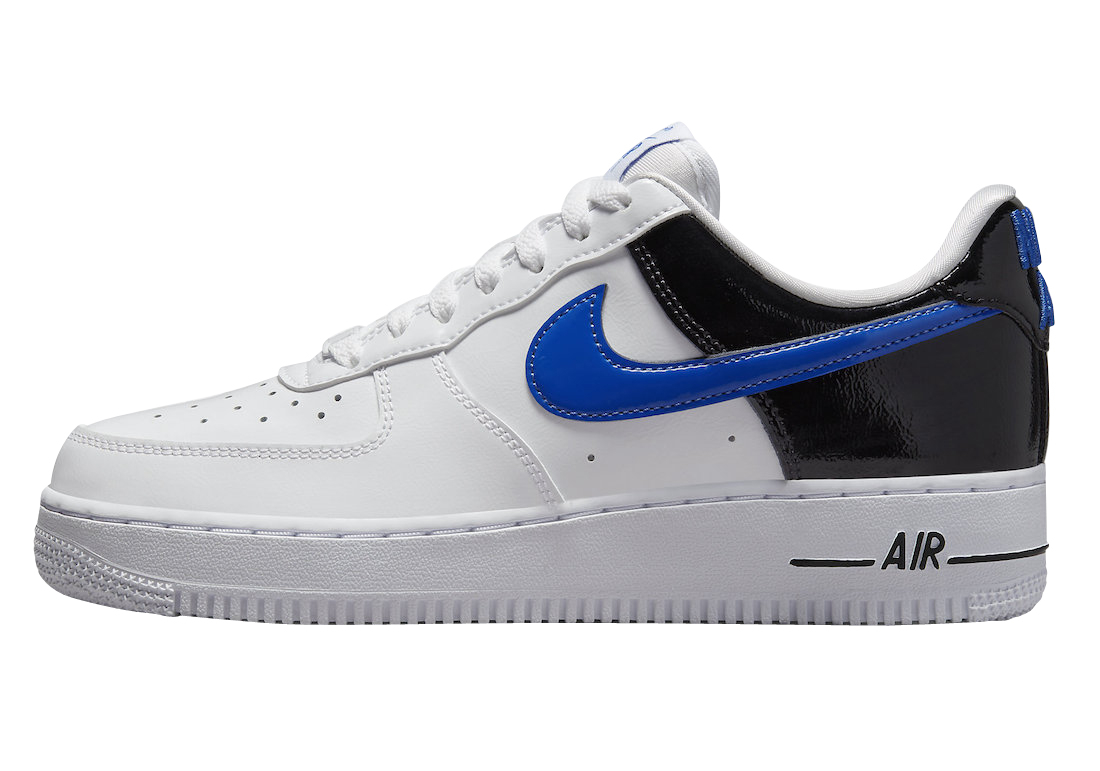 Nike Air Force 1 Low Blue Patent Swooshes DJ9942-400