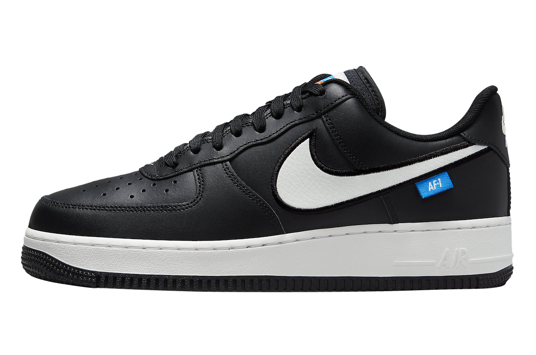 Nike Air Force 1 Low Blue Label Black White FN7804-001