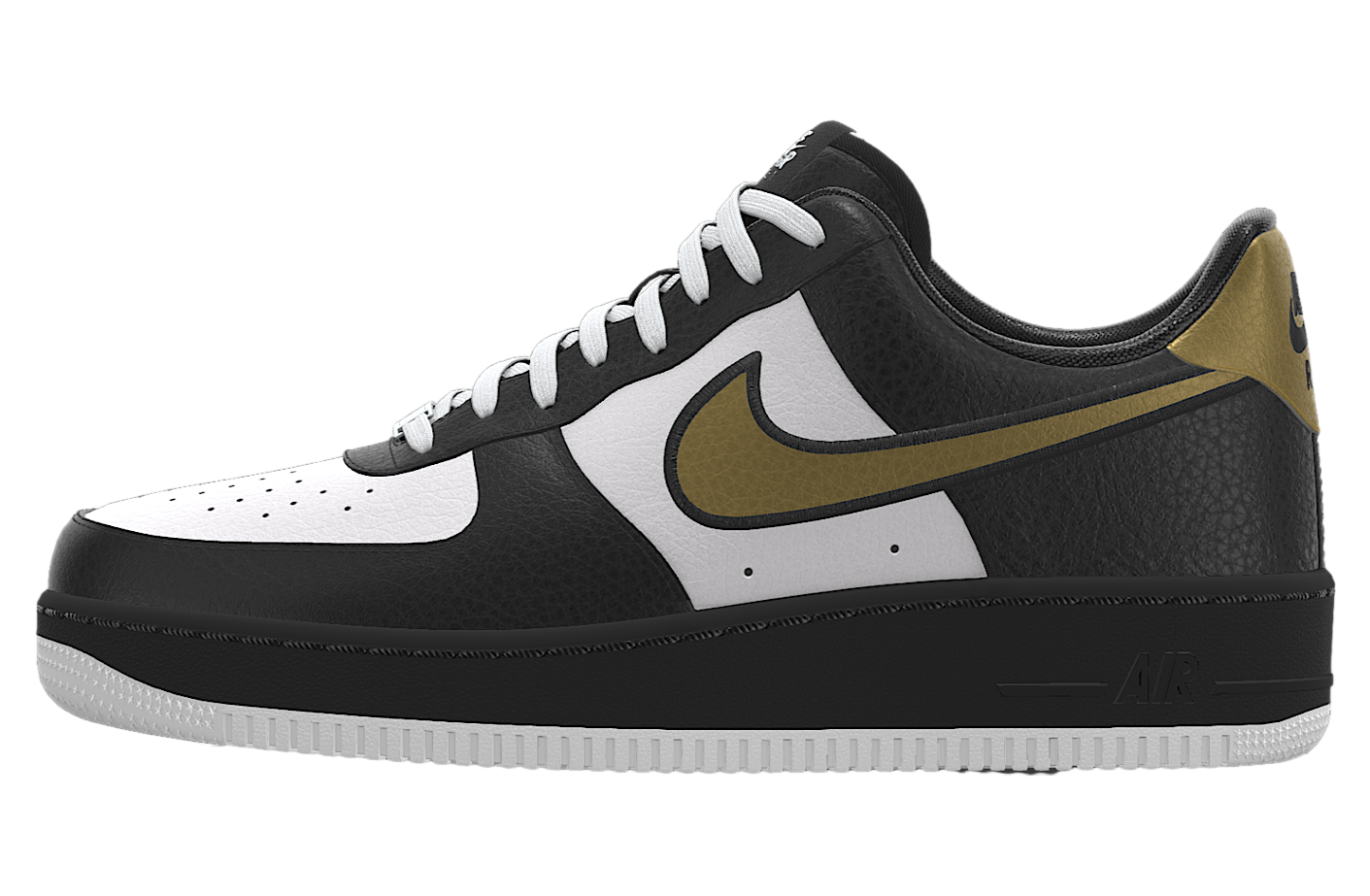 Nike Air Force 1 Low By Superfan, For Purdue Black / Multi