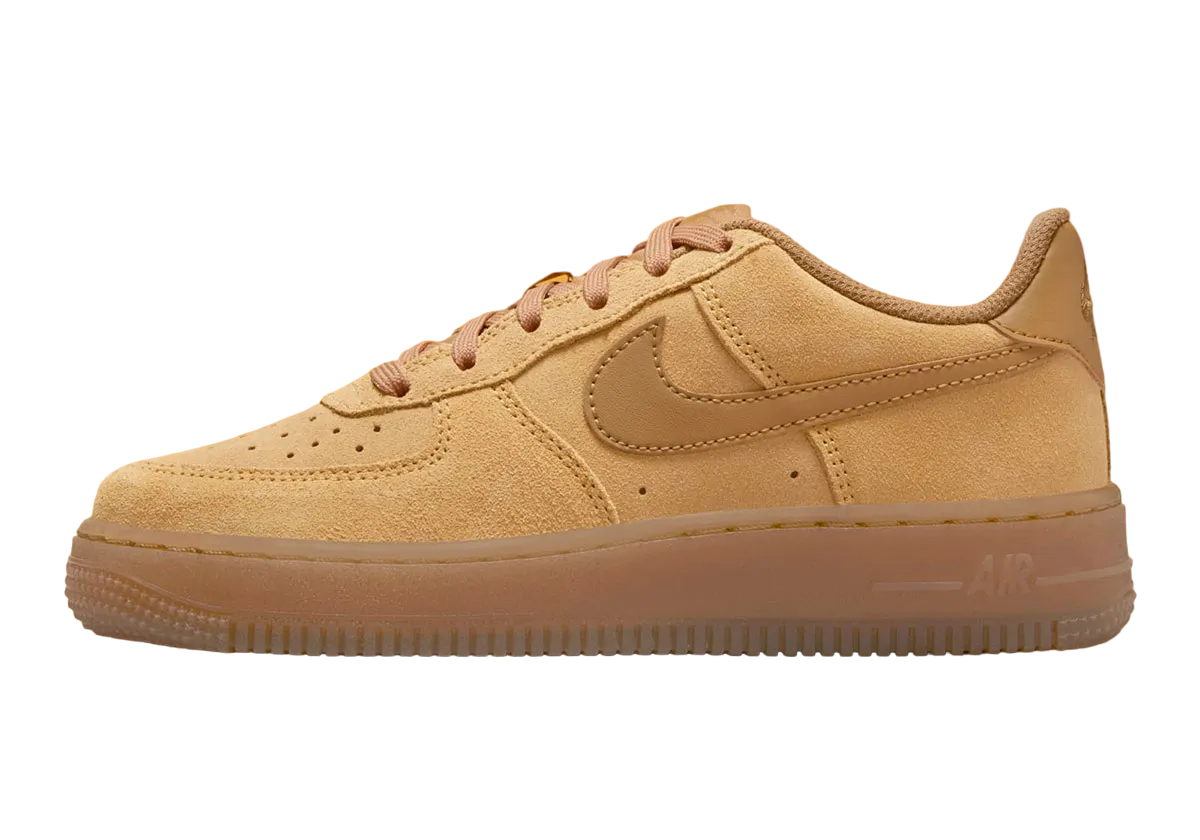 Nike Air Force 1 Low GS Wheat Sep 2024 HQ7476 700 KicksOnFire