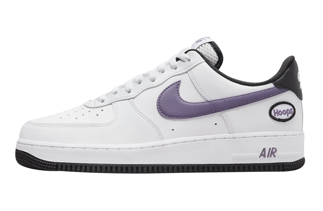 Air Force 1 Hoops White Canyon Purple On Foot Sneaker Review QuickSchopes  302 Schopes DH7440 100 