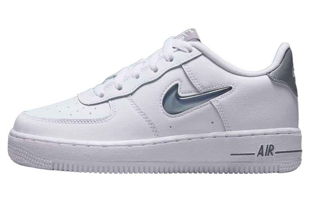 Nike Air Force 1 Low Jewel GS White / Grey