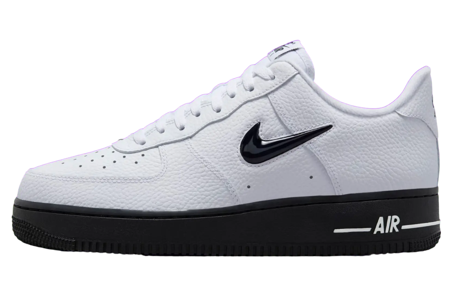 Air force 1s white and black on sale