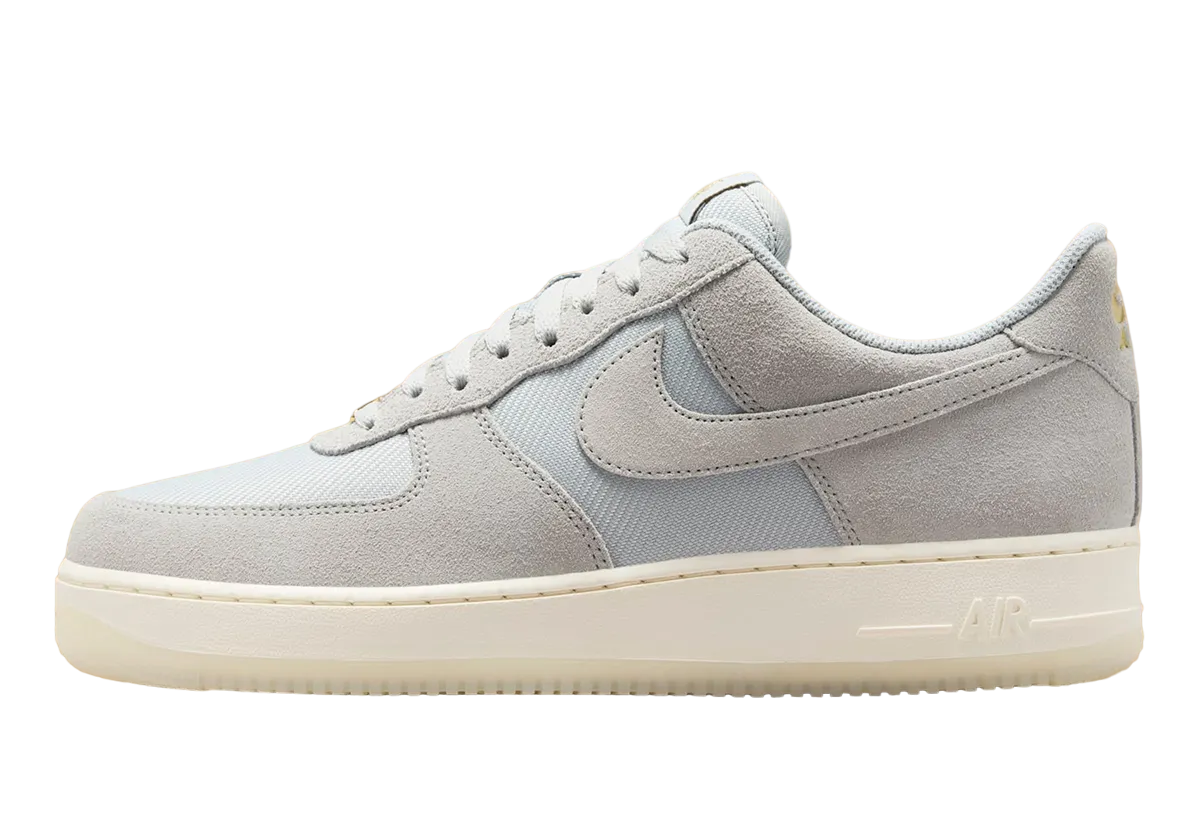 Air force 1 junior light grey best sale