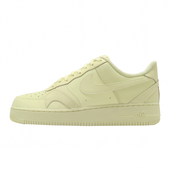 tenis nike air force 1 low misplaced swoosh pale yellow