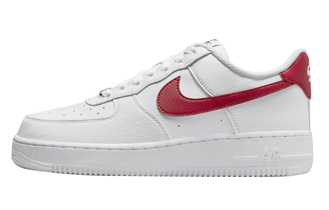 Nike Air Force 1 GS 'White Red Sole