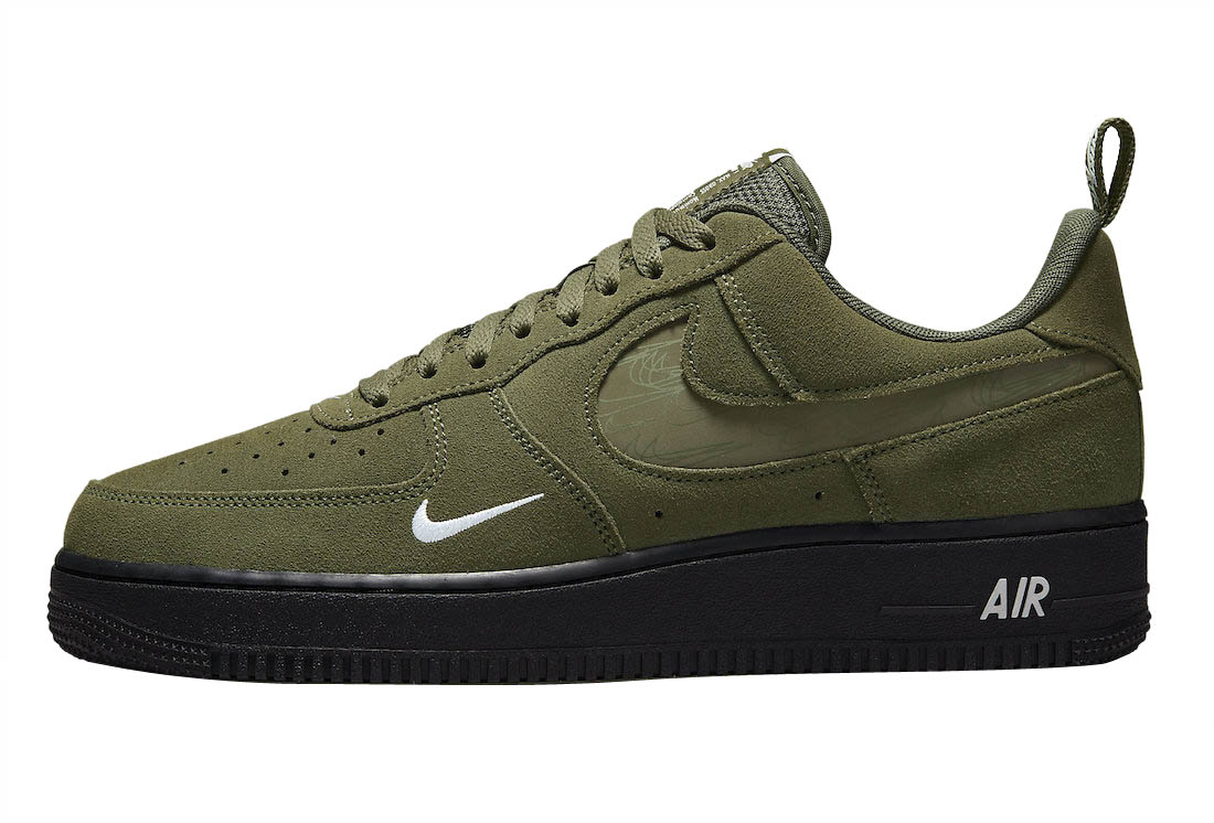 Custom Nike Air Force 1 Low Olive Green