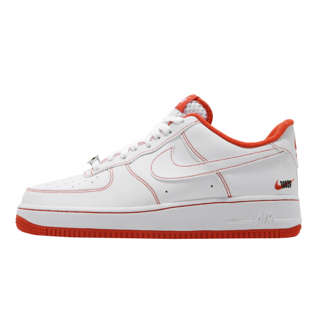 Nike Air Force 1 Low Rucker Park Sample | Size 9, Sneaker in Orange/White