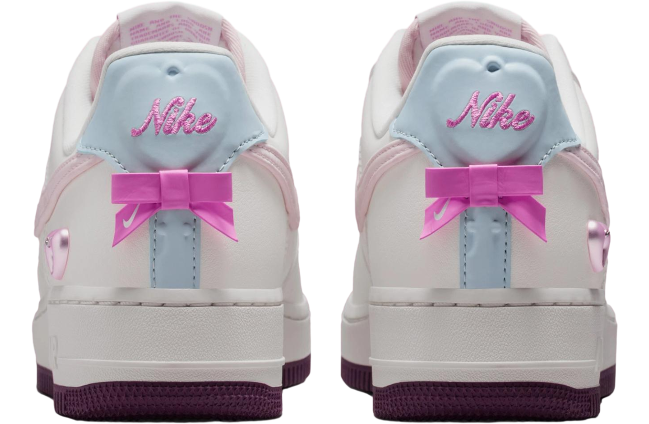 Nike Air Force 1 Low Sail / Light Armory Blue / Silt Red