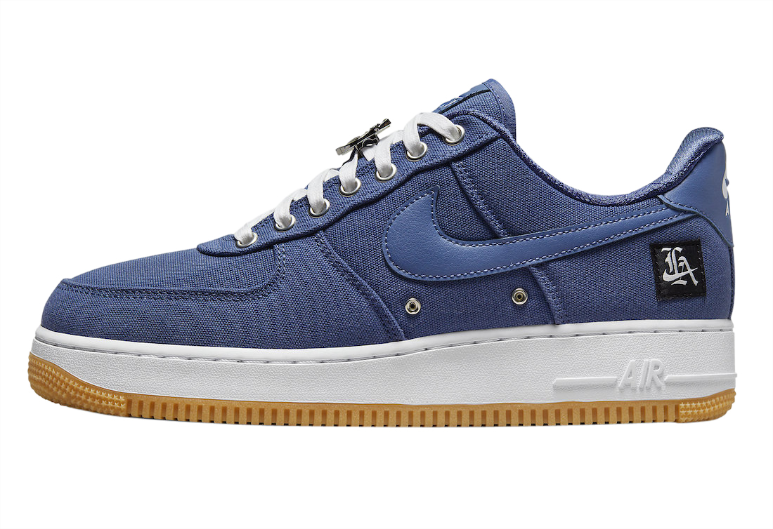 Nike Air Force 1 '07 LV8 'Reflective Swoosh - White Dark Marina Blue' | Men's Size 11.5