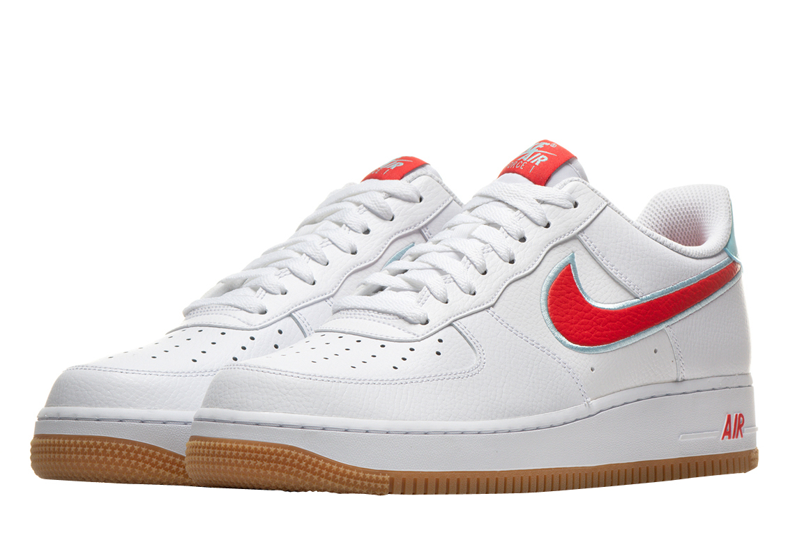 Nike Air Force 1 Low White Chile Red 
