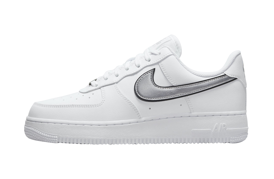 Air force 1 low hotsell metallic silver