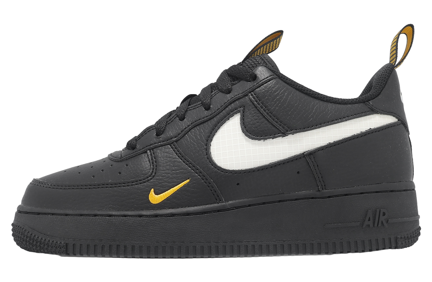 Nike Air Force 1 LV8 GS Black / White University Gold