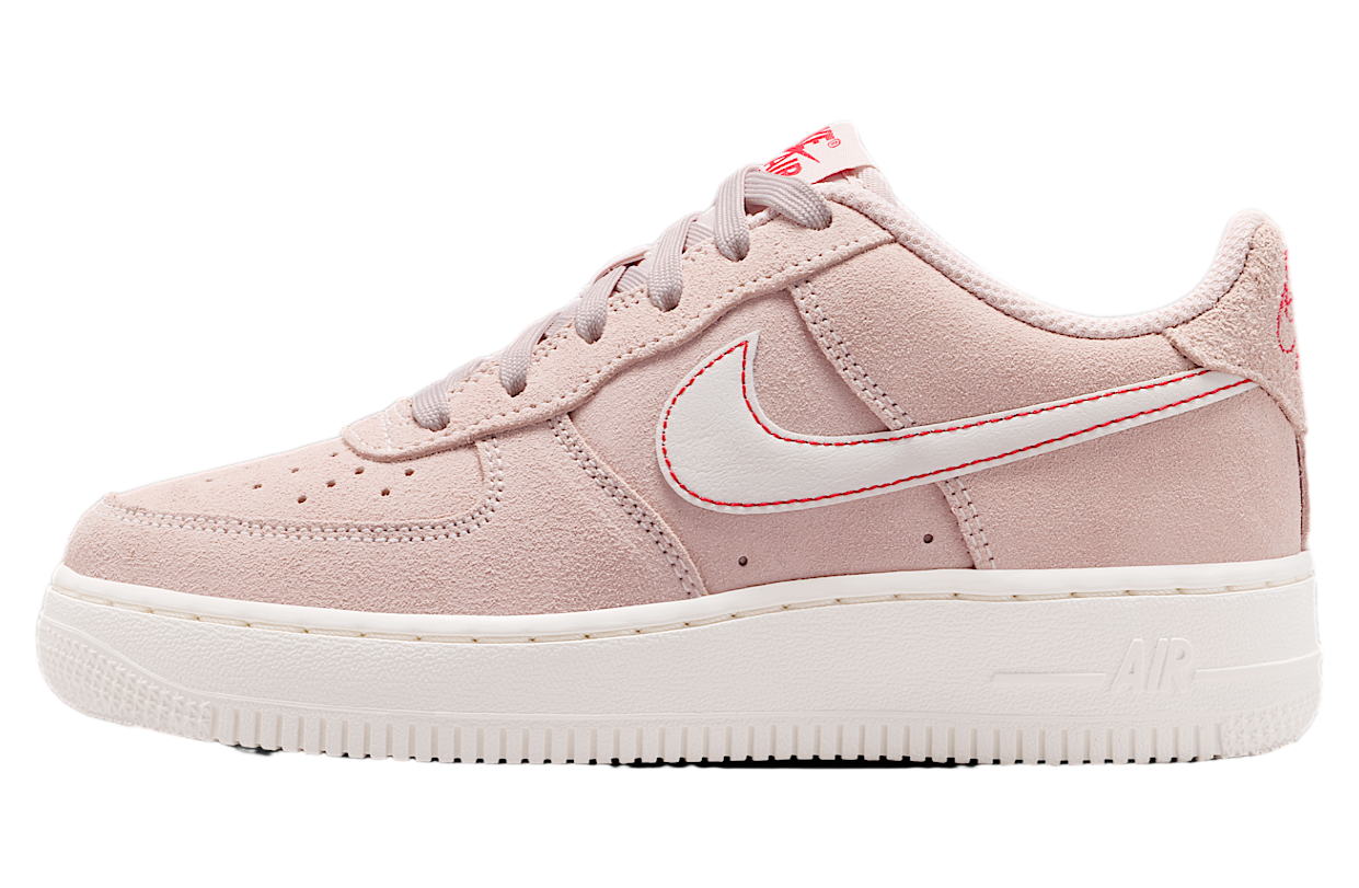 Nike Air Force 1 Lv8 GS Silt Red / University Red