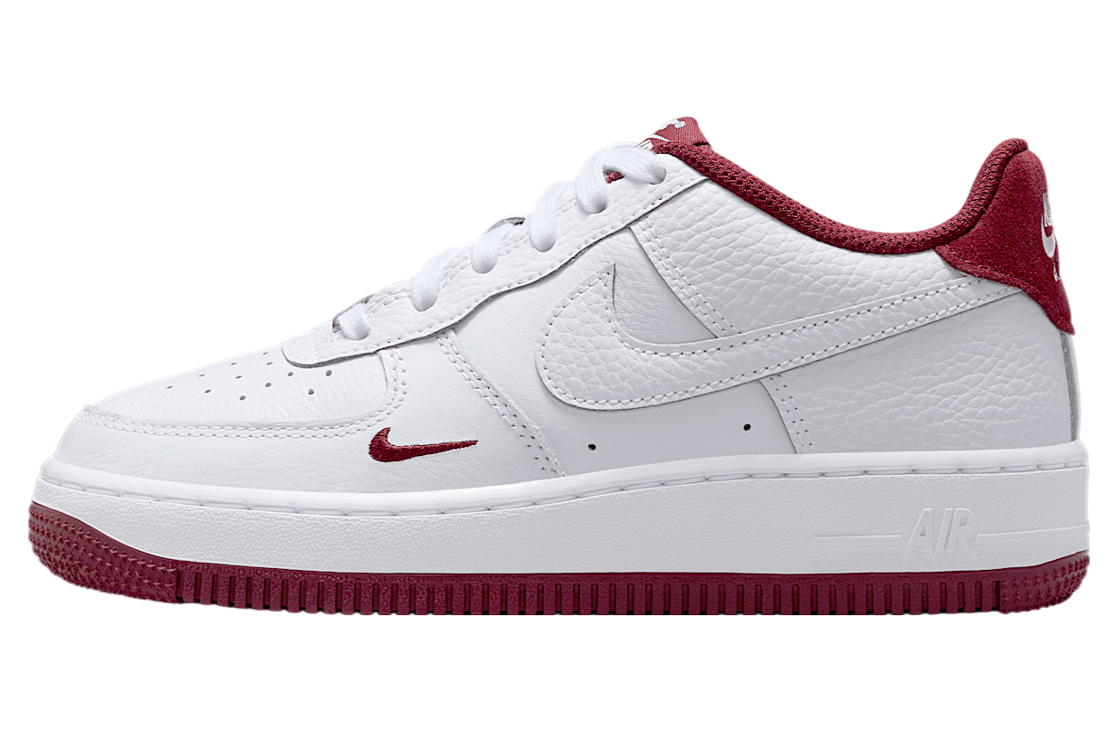 Nike Air Force 1 Lv8 Gs White / Team Red