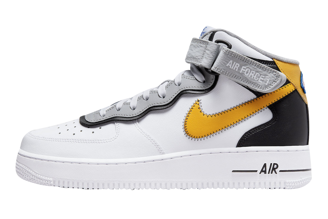 BUY Nike Air Force 1 Mid Athletic Club White Yellow