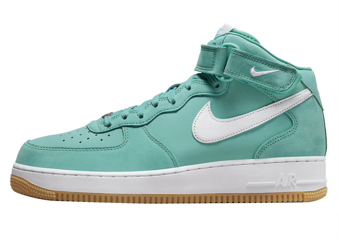 Nike Air Force 1 Mid Washed Teal - Jul 2022 - DV2219-300