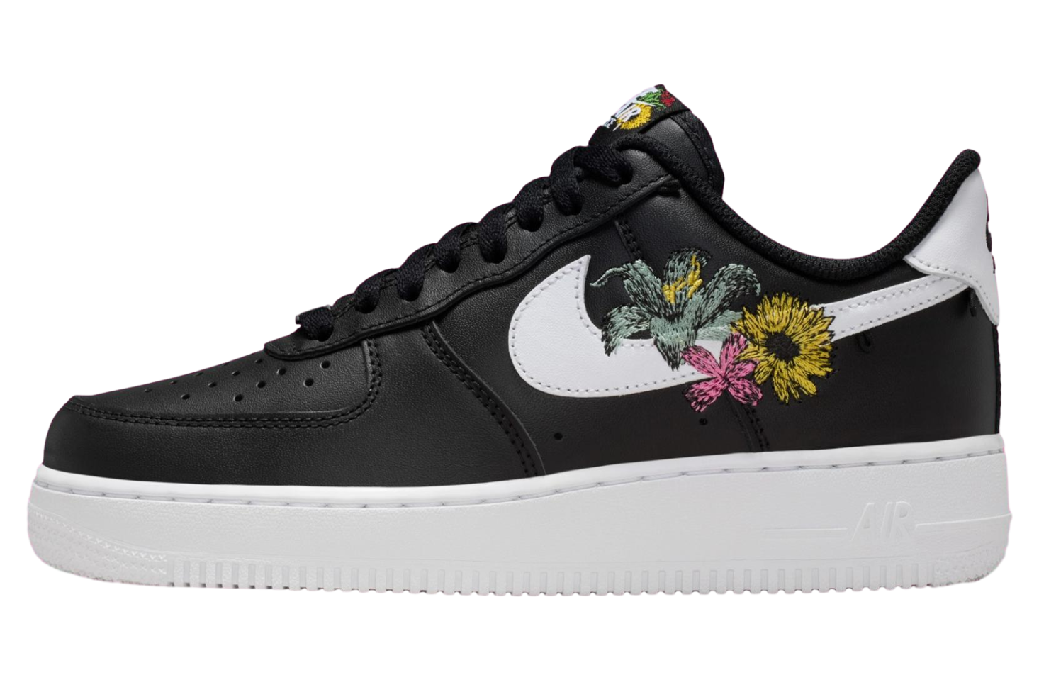 Nike Air Force 1 Now Flowers Black / Metallic Gold