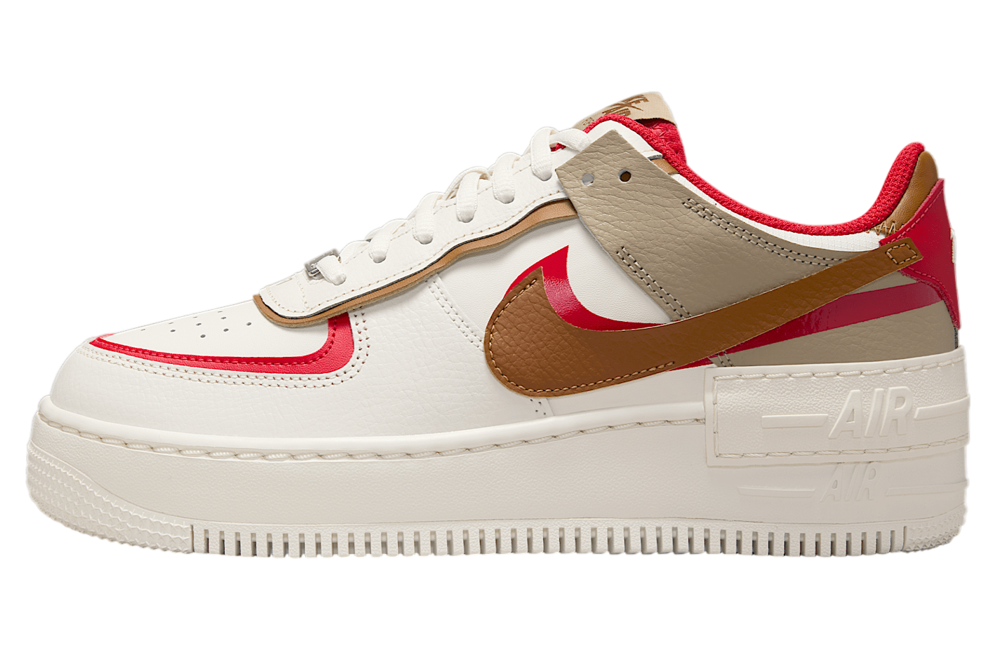 Nike Air Force 1 Shadow WMNS Phantom / Fire Red