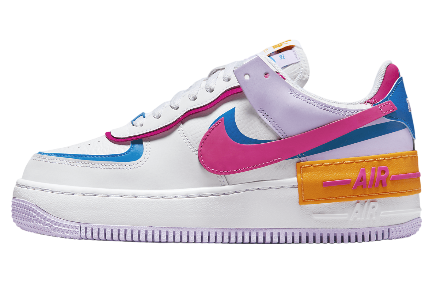 Nike Air Force 1 Shadow Wmns White / Photo Blue / Alchemy Pink