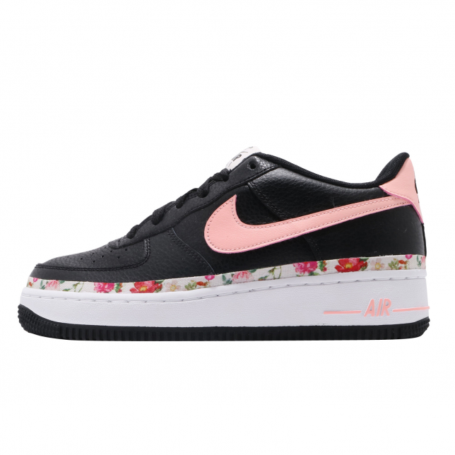 Nike Air Force 1 Vintage Floral GS Black Pink Tint - Aug 2019 - BQ2501001