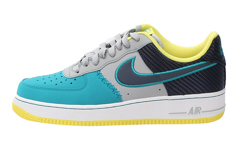 Nike Air Force 1 - Wolf Grey / Midnight Navy - Tropical Teal 488298039