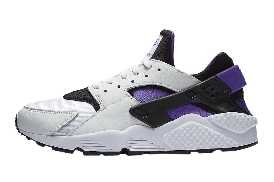 purple huarache shoes
