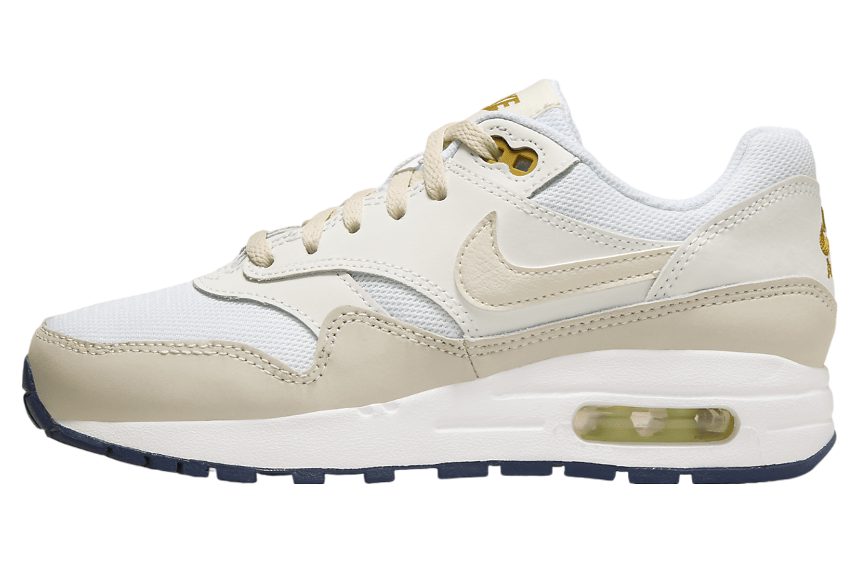 Nike Air Max 1 GS White / Bronzine