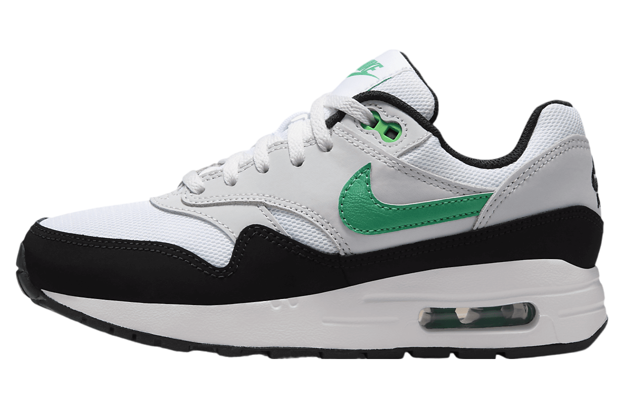 Nike Air Max 1 GS White / Stadium Green