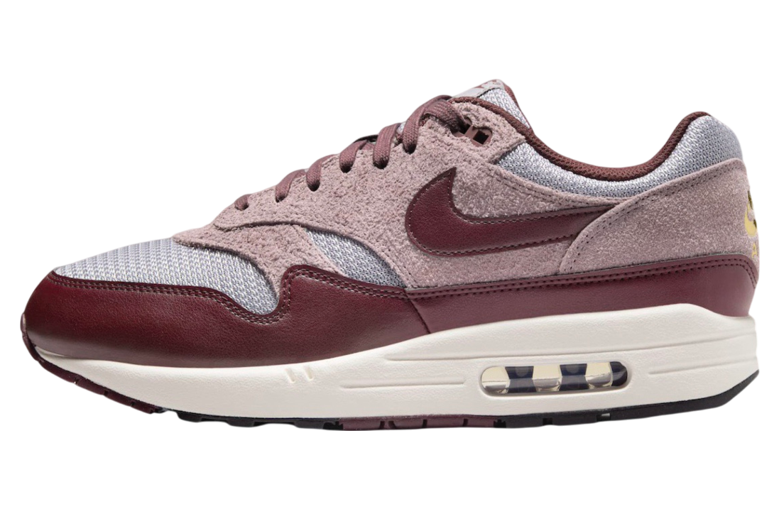 Nike Air Max 1 Premium Burgundy Crush / Cement Grey