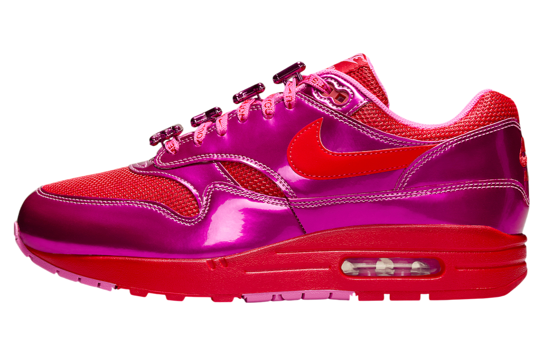 Nike Air Max 1 Valentines Day Playful Pink / University Red