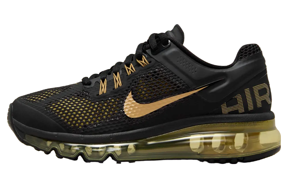 Nike Air Max 2013 GS Black / Infinite Gold