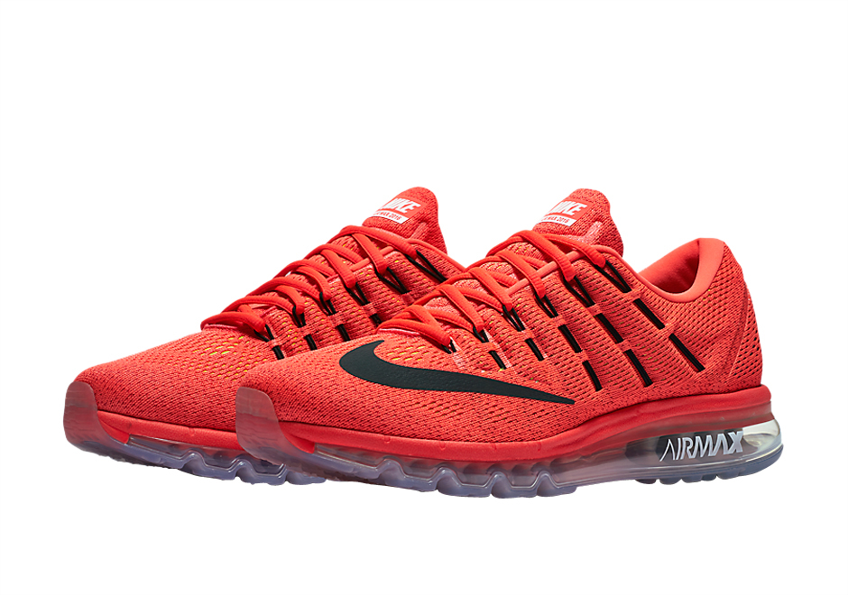 black and red air max 2016