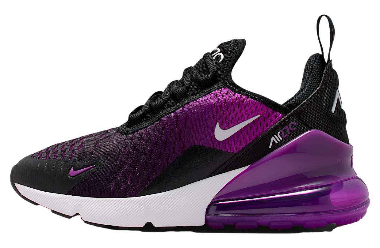 Nike Air Max 270 Gs Black / Vivid Purple
