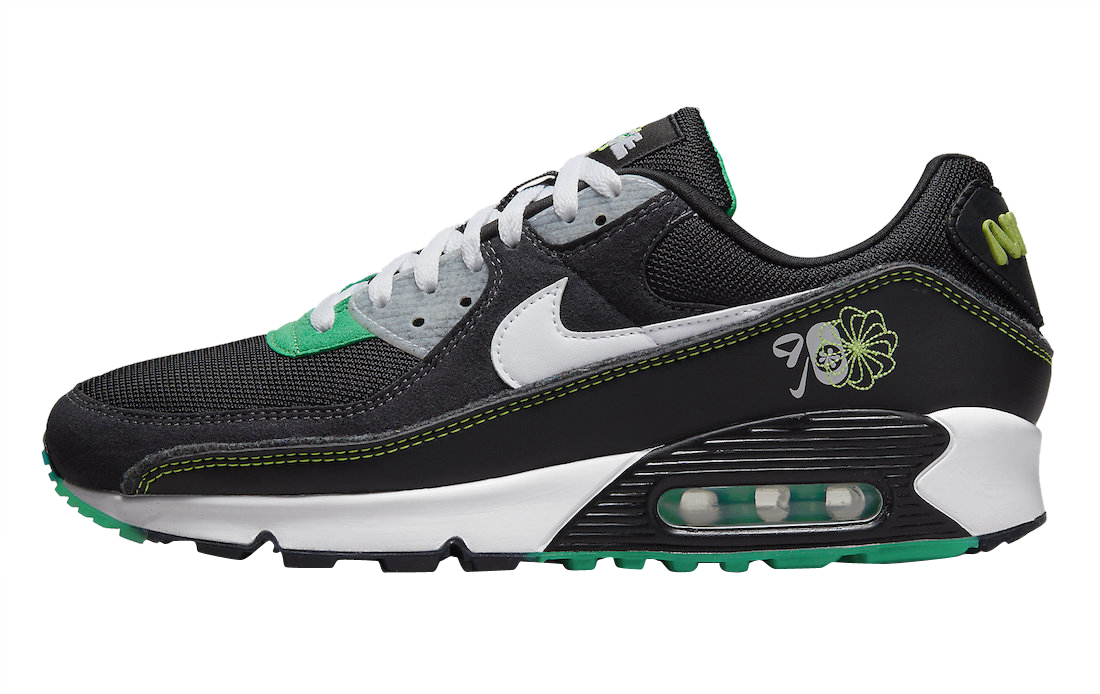 Undefeated X Nike Air Max 90 White Green Spark