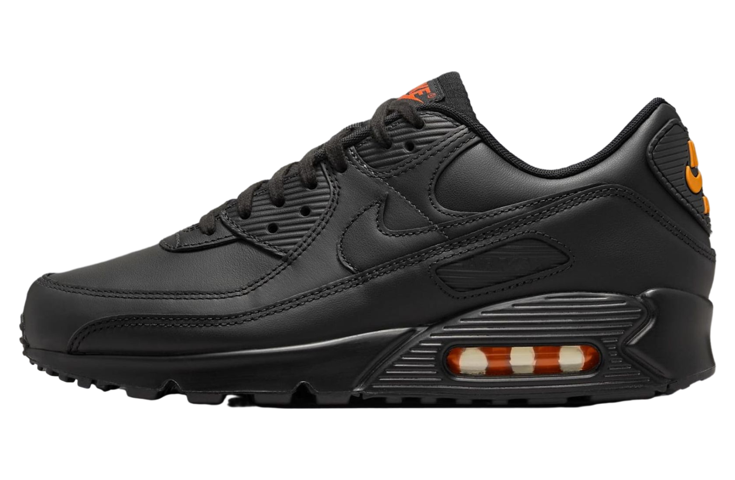 Nike Air Max 90 Black / Safety Orange