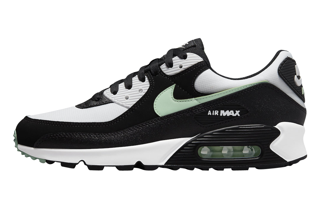 First Look: Nike Air Max 90 White Black Green •