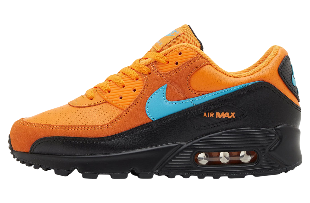 Nike Air Max 90 GS Mandarin / Blue Fury