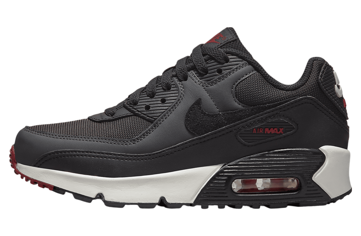 Nike Air Max 90 LTR GS Anthracite / Team Red