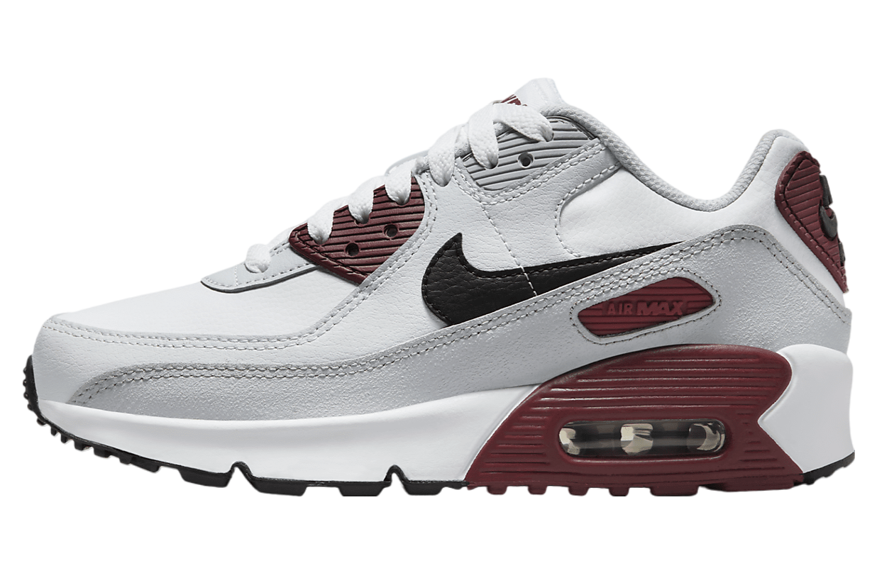 Nike Air Max 90 LTR GS White / Dark Team Red