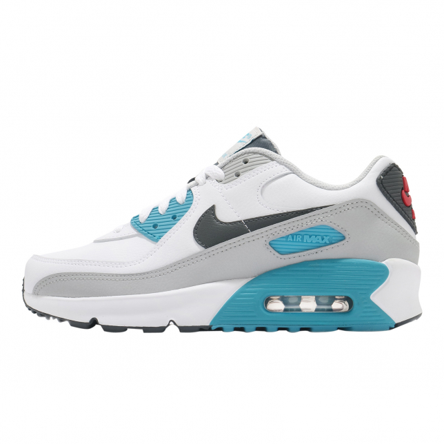 Hear from patient kapok BUY Nike Air Max 90 LTR GS White Iron Grey Chlorine Blue | Kixify  Marketplace