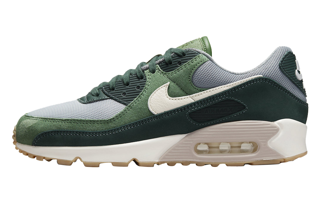 Green and grey nike cheap air max