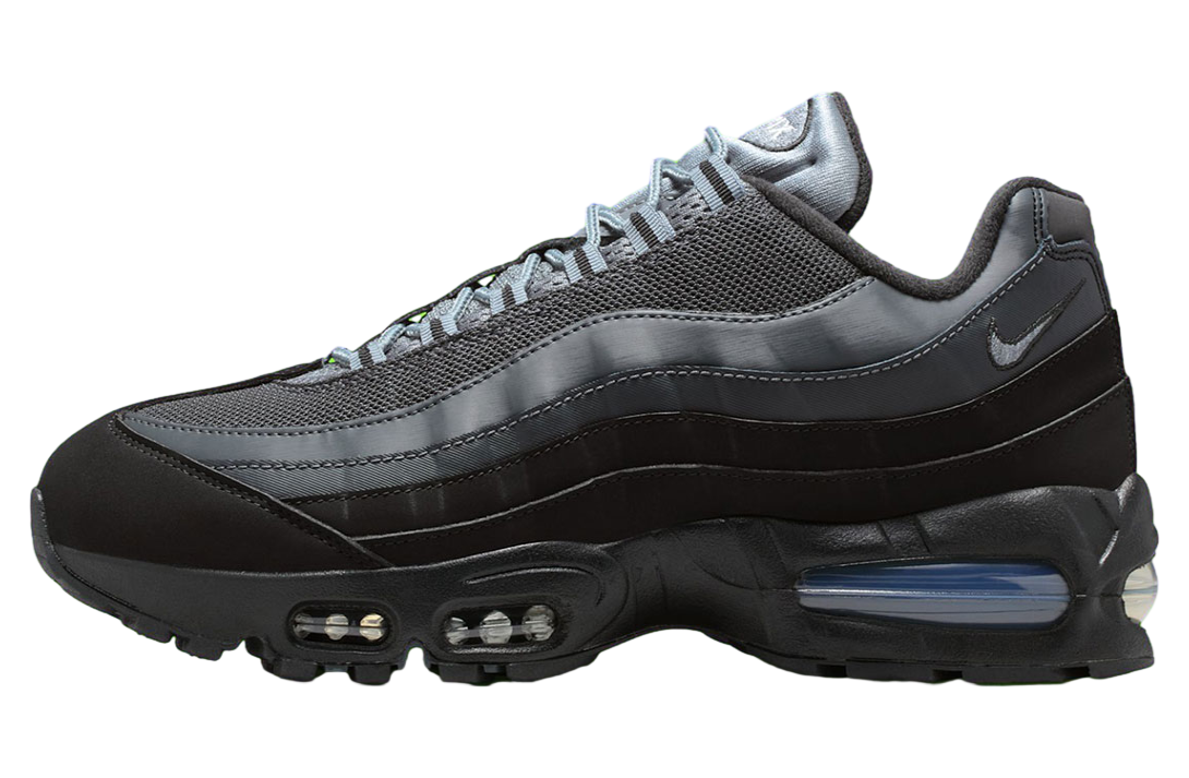 Nike Air Max 95 ブラック/グレー/ライム Nike Air Max 95 Grey / Black / Lime Blast - Jan 2026 - IQ0285-010