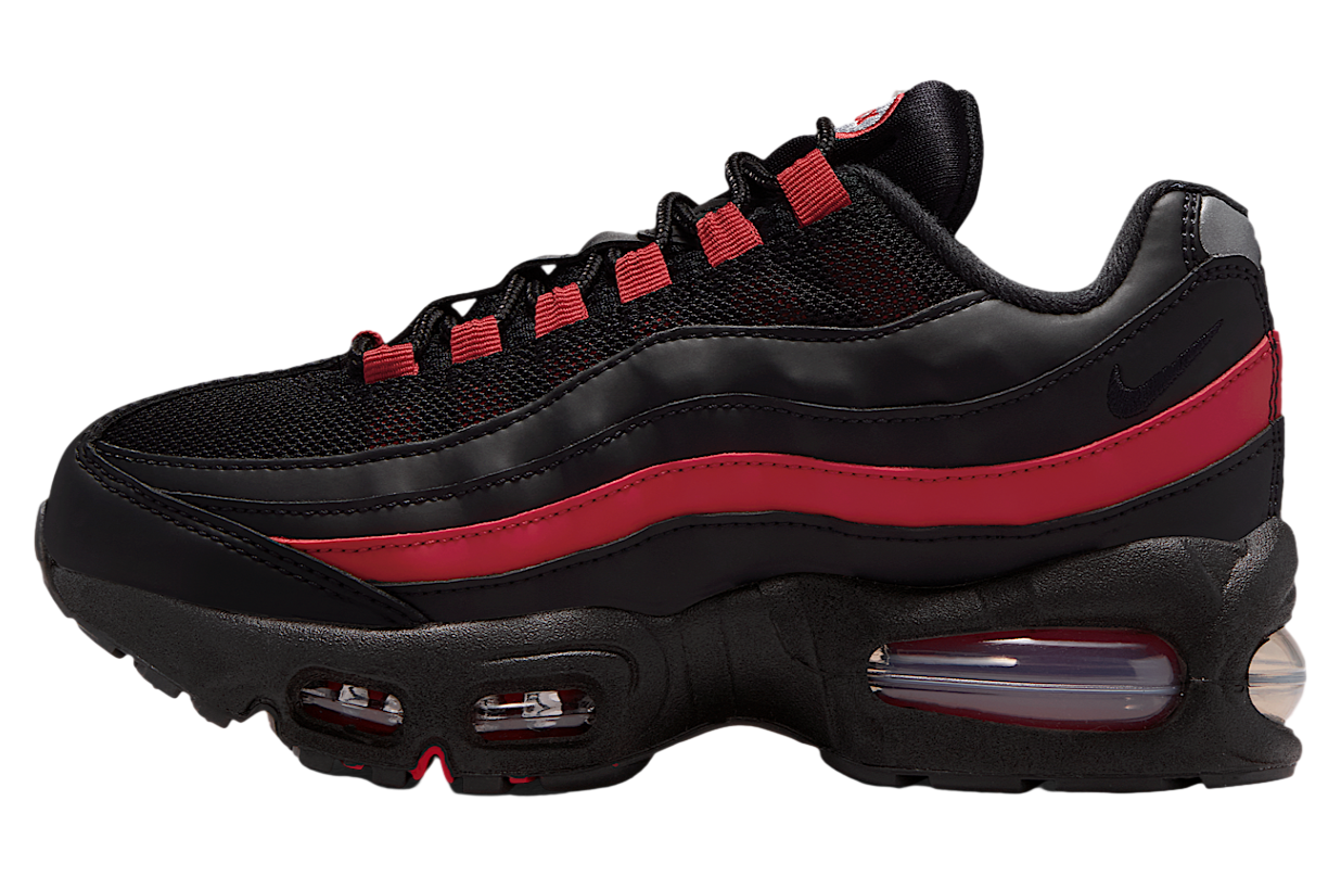 Nike Air Max 95 GS Black / Team Crimson - Dec 2025 - II4130-015