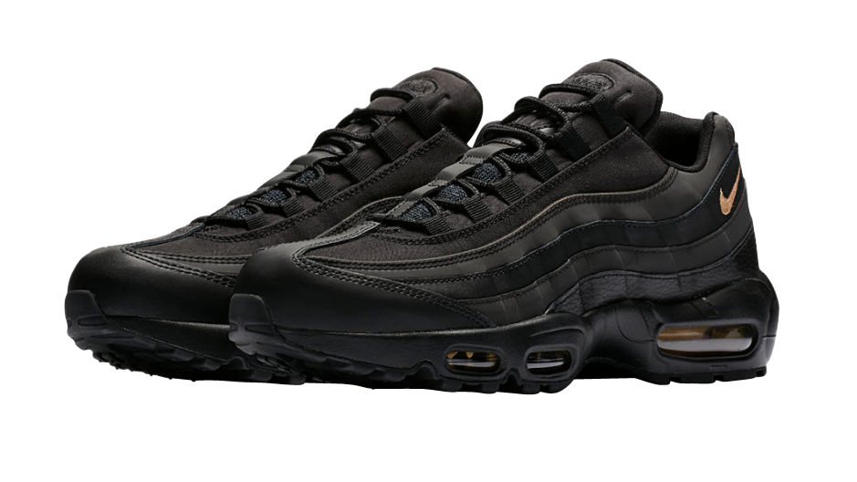 Nike Air Max 95 Premium Black Gold 924478-003 - KicksOnFire.com