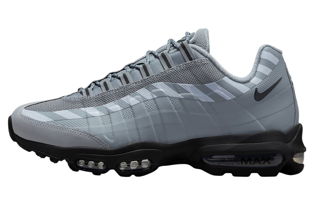 Nike Air Max 95 Ultra Caution Strip Black / Chrome Grey